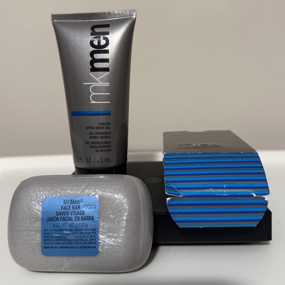 Mary Kay MKMen Face Bar 4 Oz + Cooling After Shave Gel 2.5 Oz NOS Discontinued - Picture 6 of 7